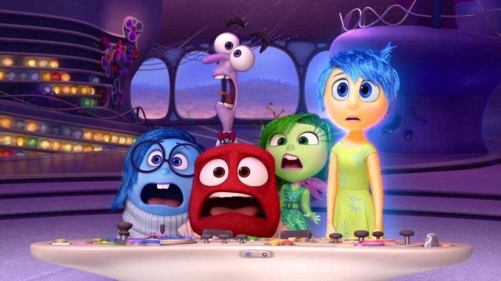 inside out 2 glued to phone