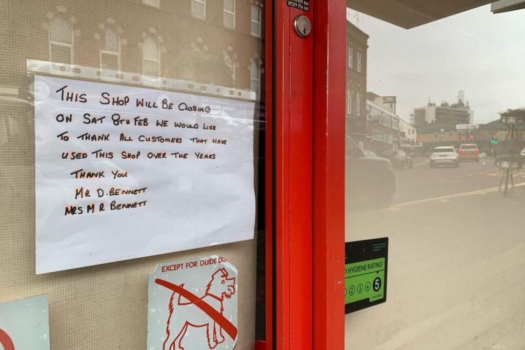 bennetts family bakers closure