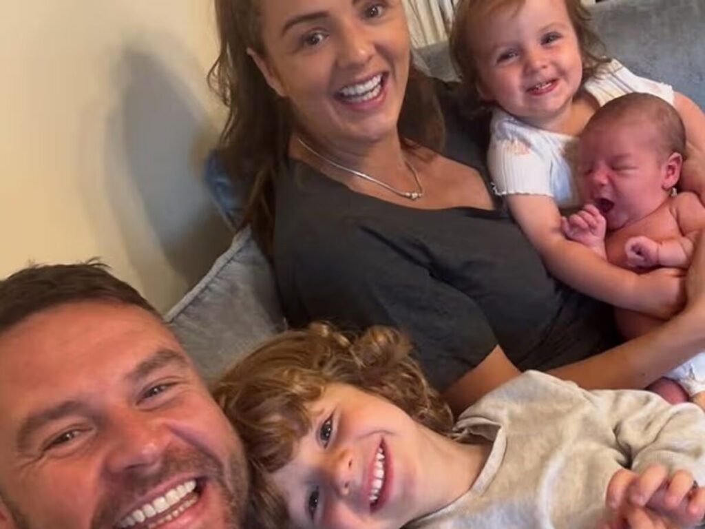 emmerdale star danny miller third child