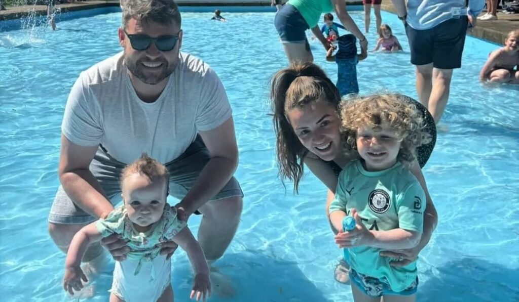 emmerdale star danny miller third child