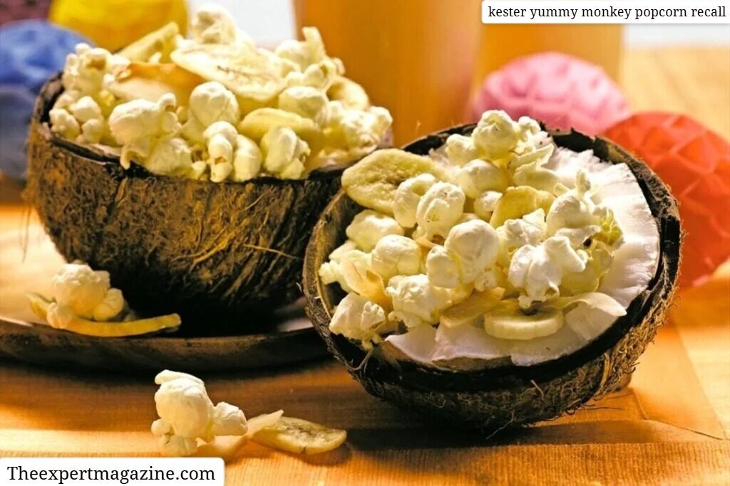 kester yummy monkey popcorn recall