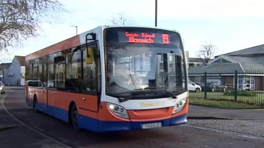 walsall bus diversion antisocial behavior